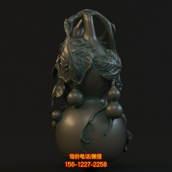葫蘆仿古銅雕浮雕雕塑,裝點寺廟 葫蘆仿古銅雕浮雕雕塑,裝點寺廟