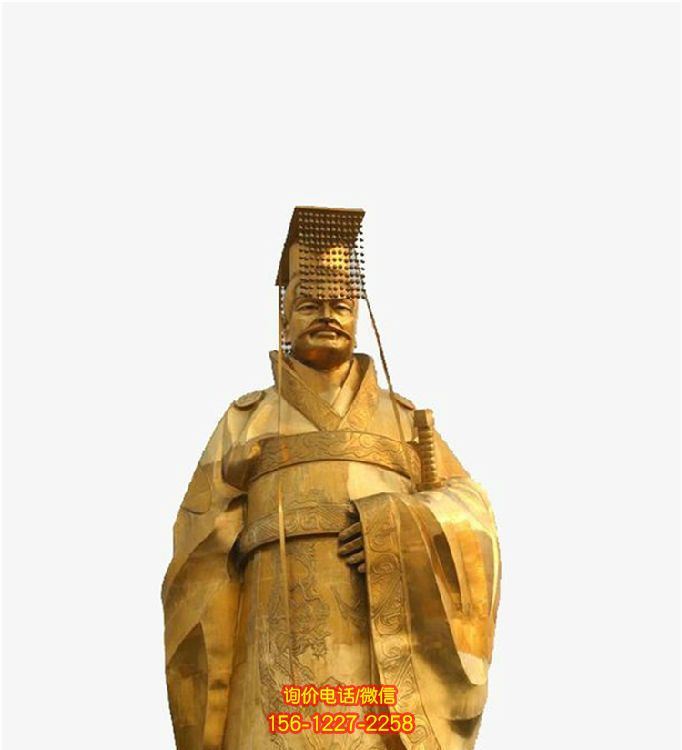 黃銅鑄造雕塑，為景區(qū)廣場(chǎng)增添靈性