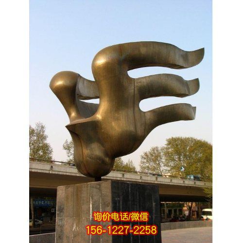 不銹鋼雕塑，為園林、廣場、景區(qū)景觀增添美感