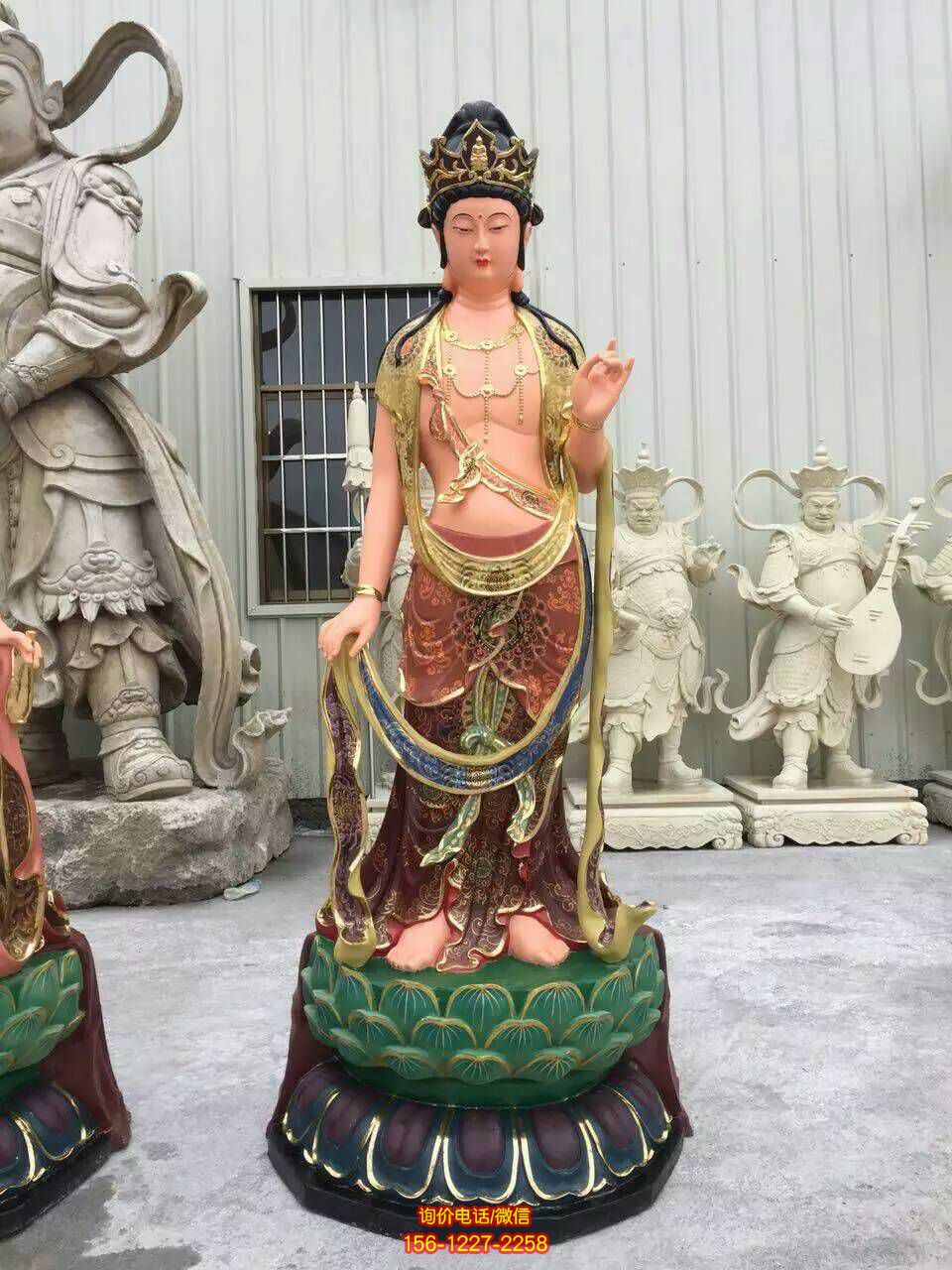 玻璃鋼彩繪創意玻璃鋼佛像三圣雕塑 玻璃鋼彩繪創意玻璃鋼佛像三圣雕塑