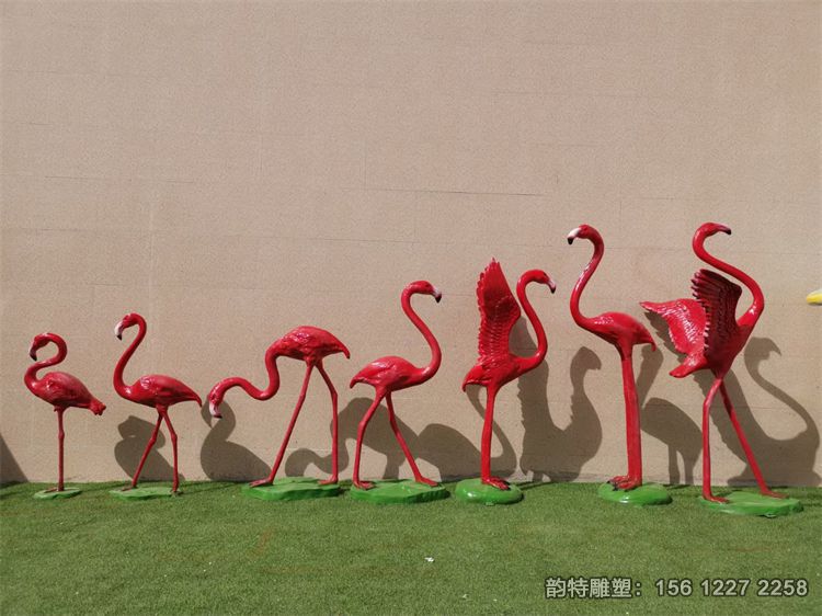 玻璃鋼火烈鳥雕塑定制,仿真動物雕塑火烈鳥 玻璃鋼火烈鳥雕塑定制,仿真動物雕塑火烈鳥