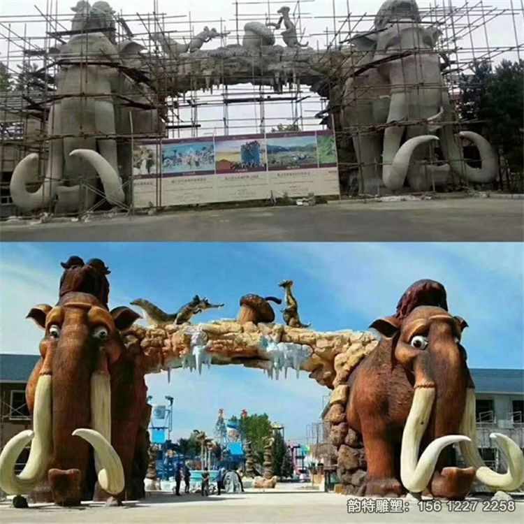 門(mén)頭雕塑80