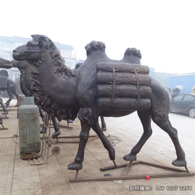 大型鑄銅駱駝雕塑,商人騎駱駝雕塑 大型鑄銅駱駝雕塑,商人騎駱駝雕塑