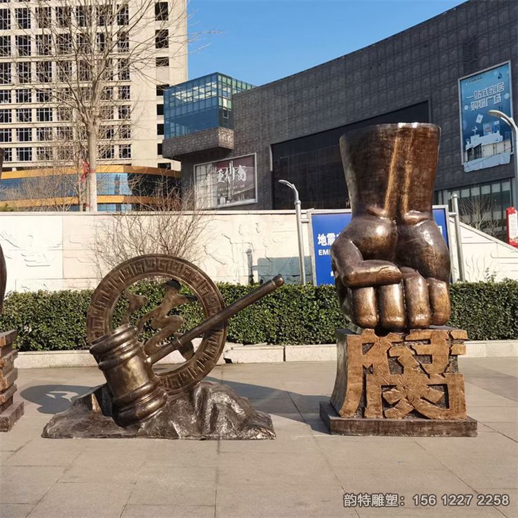 玻璃鋼廉政主題雕塑,思廉明志雕塑 玻璃鋼廉政主題雕塑,思廉明志雕塑